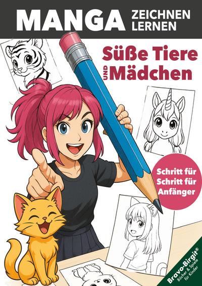 Manga Zeichnen lernen - einfach Schritt für Schritt für junge Anfänger