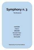 Symphony N. 3 Third Movement by J. Brahms