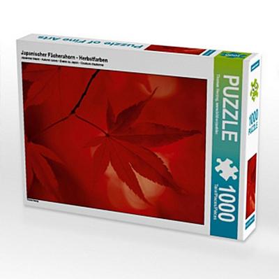 CALVENDO Puzzle Japanischer Fächerahorn - Herbstfarben | 1000 Teile Lege-Größe 64x48cm Foto-Puzzle für glückliche Stunden
