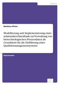 Modellierung und Implementierung einer relationale