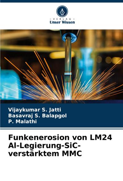 Funkenerosion von LM24 Al-Legierung-SiC-verstärktem MMC