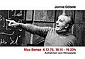 Jonnie Döbele. Max Bense 6.12.76, 18.15 - 19.20h Aufnahmen vom Hörsaalsitz