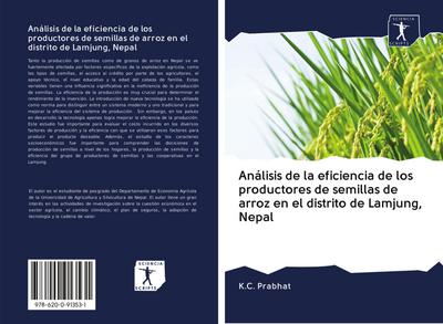 Análisis de la eficiencia de los productores de semillas de arroz en el distrito de Lamjung, Nepal