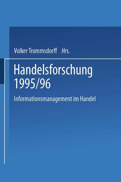 Handelforschung 1995/96