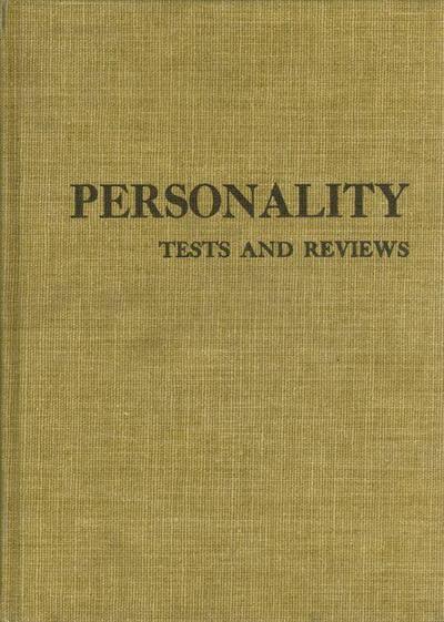 Personality Tests and Reviews I