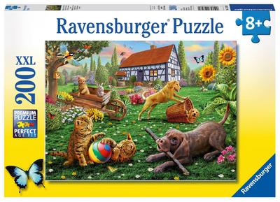 Ravensburger Kinderpuzzle 12828 - Entdecker auf vier Pfoten - 200 Teile