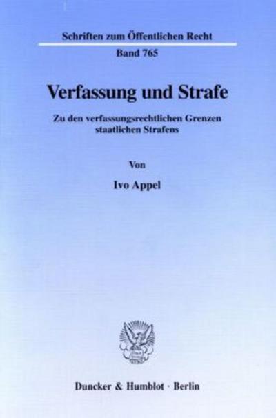 Verfassung und Strafe.