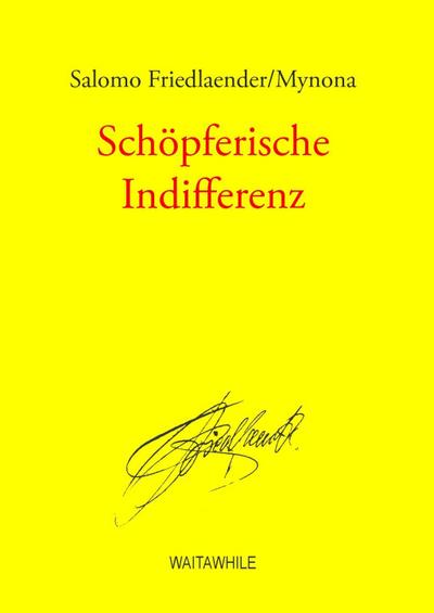 Schöpferische Indifferenz