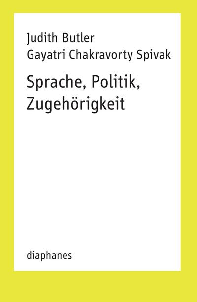 Butler/Spivak,Sprache (NA)