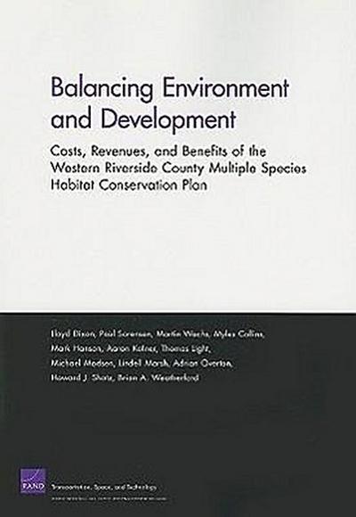 Balancing Environment and Development