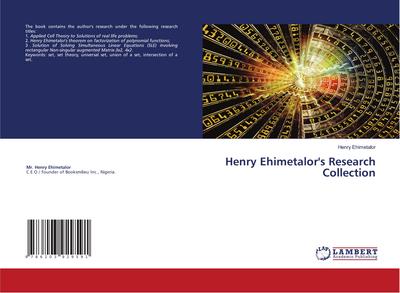 Henry Ehimetalor’s Research Collection