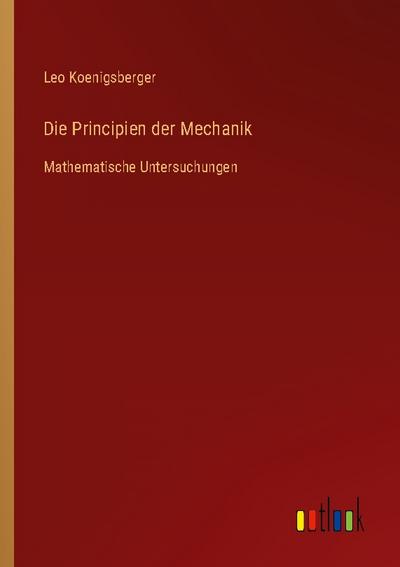 Die Principien der Mechanik