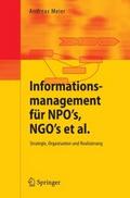 Informationsmanagement für NPO’s, NGO’