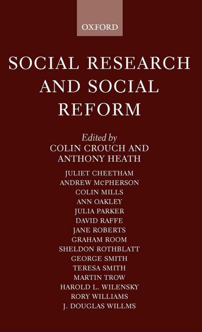 Social Research and Social Reform
