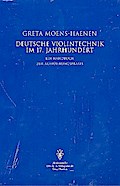 Deutsche Violintechnik im 17. Jh
