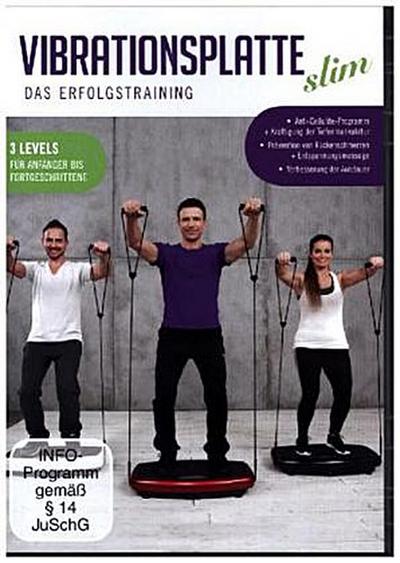 Vibrationsplatte Slim, 1 DVD