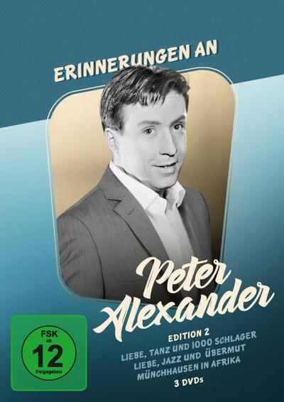 Erinnerungen an Peter Alexander. Tl.2, 3 DVDs