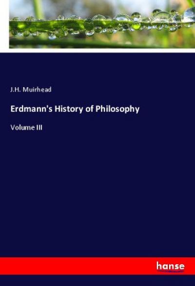 Erdmann’s History of Philosophy