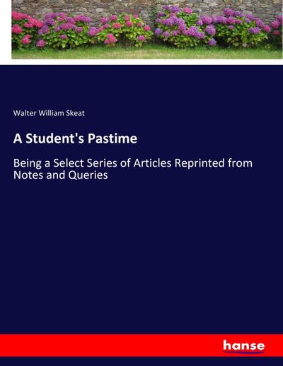 A Student’s Pastime