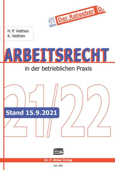 Arbeitsrecht in der betrieblichen Praxis 2021/22