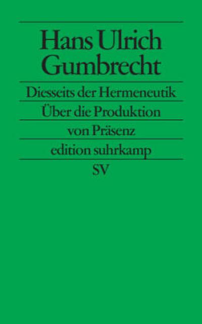 Diesseits der Hermeneutik