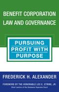 Benefit Corporation Law and Governance