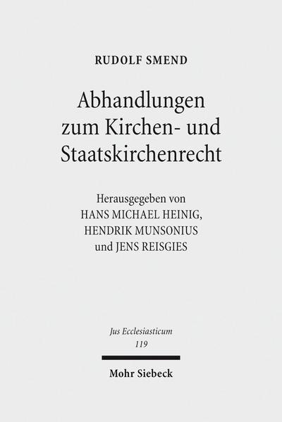 Abhandlungen zum Kirchen- und Staatskirchenrecht