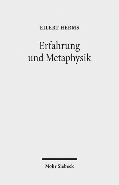 Erfahrung und Metaphysik