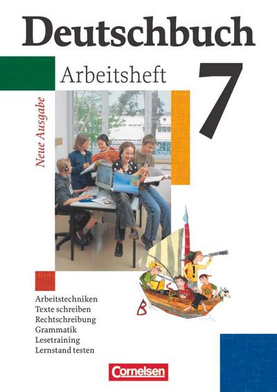 Deutschbuch Gymnasium 7. Schuljahr. Arbeitsheft mit Lösungen. Allgemeine Ausgabe. Neubearbeitung