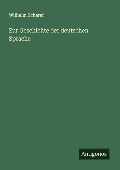 Zur Geschichte der deutschen Sprache