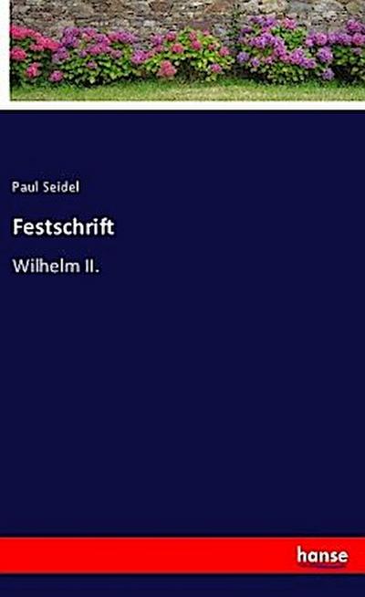 Festschrift