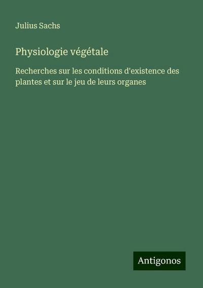 Physiologie végétale