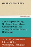 Sign Language Among North American Indians Compare
