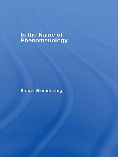 In the Name of Phenomenology