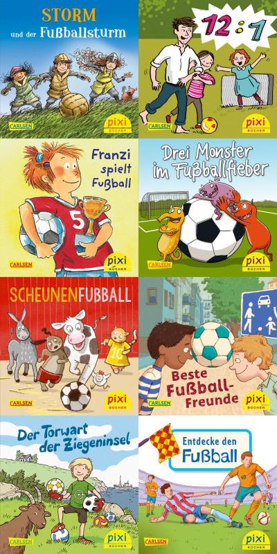 Pixi-8er-Set 267: Pixi spielt Fußball (8x1 Exemplar), 8 Teile