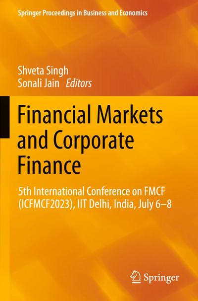 Financial Markets and Corporate Finance