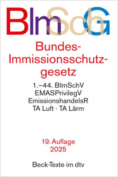 Bundes-Immissionsschutzgesetz. BImSchG