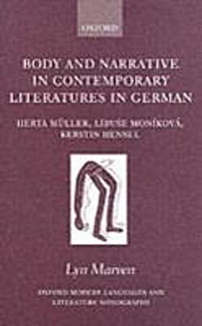 Body and Narrative in Contemporary Literatures in German