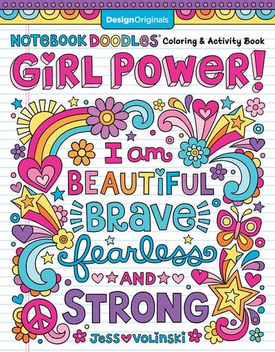 Notebook Doodle Girl Power!
