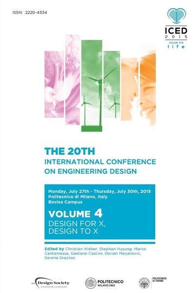 Proceedings of the 20th International Conference on Engineering Design (ICED 15) Volume 4