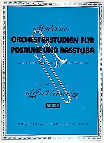 Moderne Orchesterstudien Band 8für Posaune und Baßtuba
