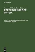 Meteorologie, specifische und strahlende Wärme