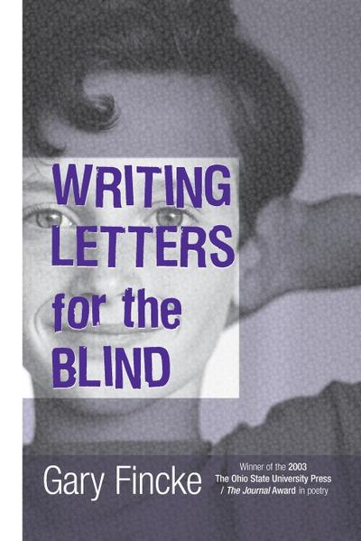 WRITING LETTERS FOR THE BLIND