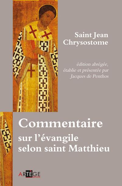 Commentaire sur l’évangile selon saint Matthieu