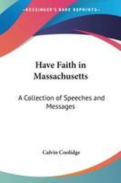 Have Faith in Massachusetts