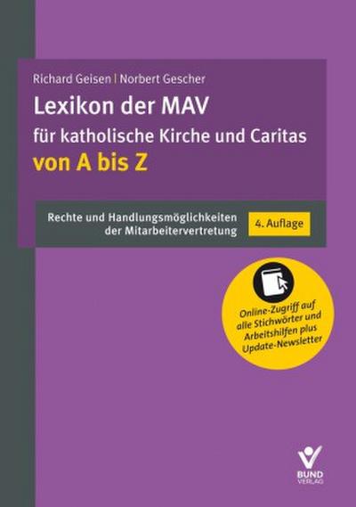Lexikon der MAV für katholische Kirche und Caritas von A - Z