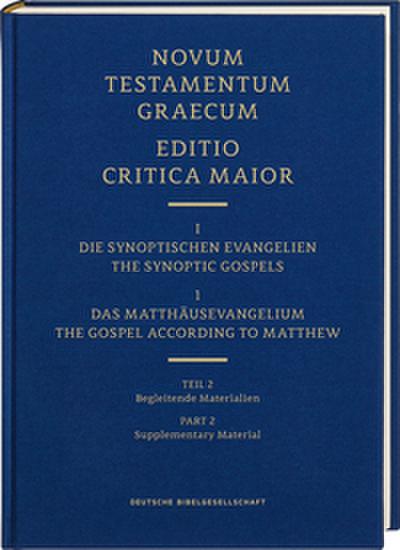 ECM I.1/2 Matthäusevangelium. Begleitende Materialien