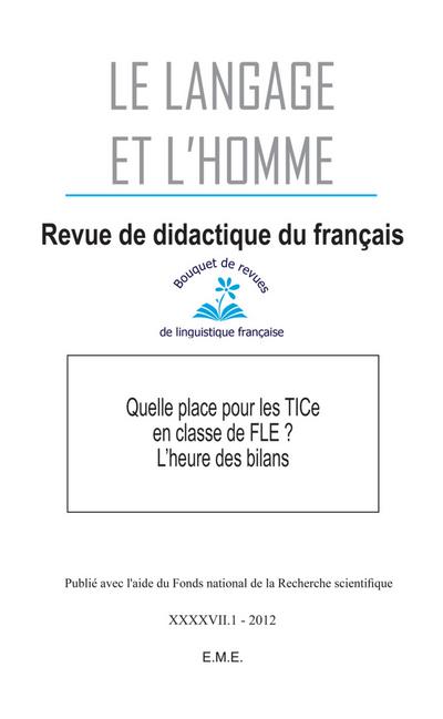 Quelle place pour les TICe en classe de FLE ?