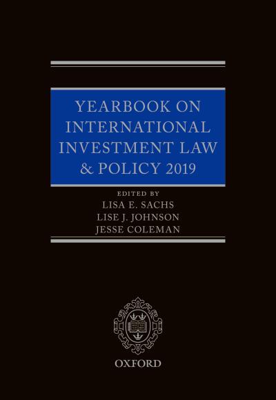 Yearbook on International Investment Law & Policy 2019