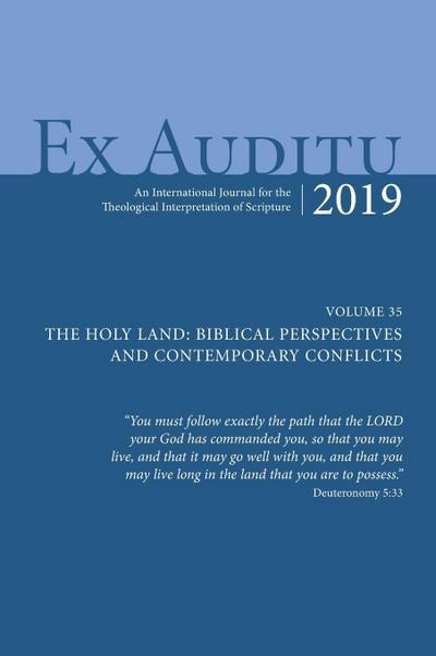Ex Auditu - Volume 35